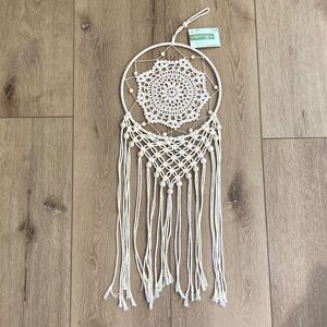 Dream catcher wall decor off white cream teen tween room New
